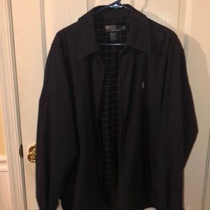 Navy Blue Polo Jacket (Sz L Tall)
